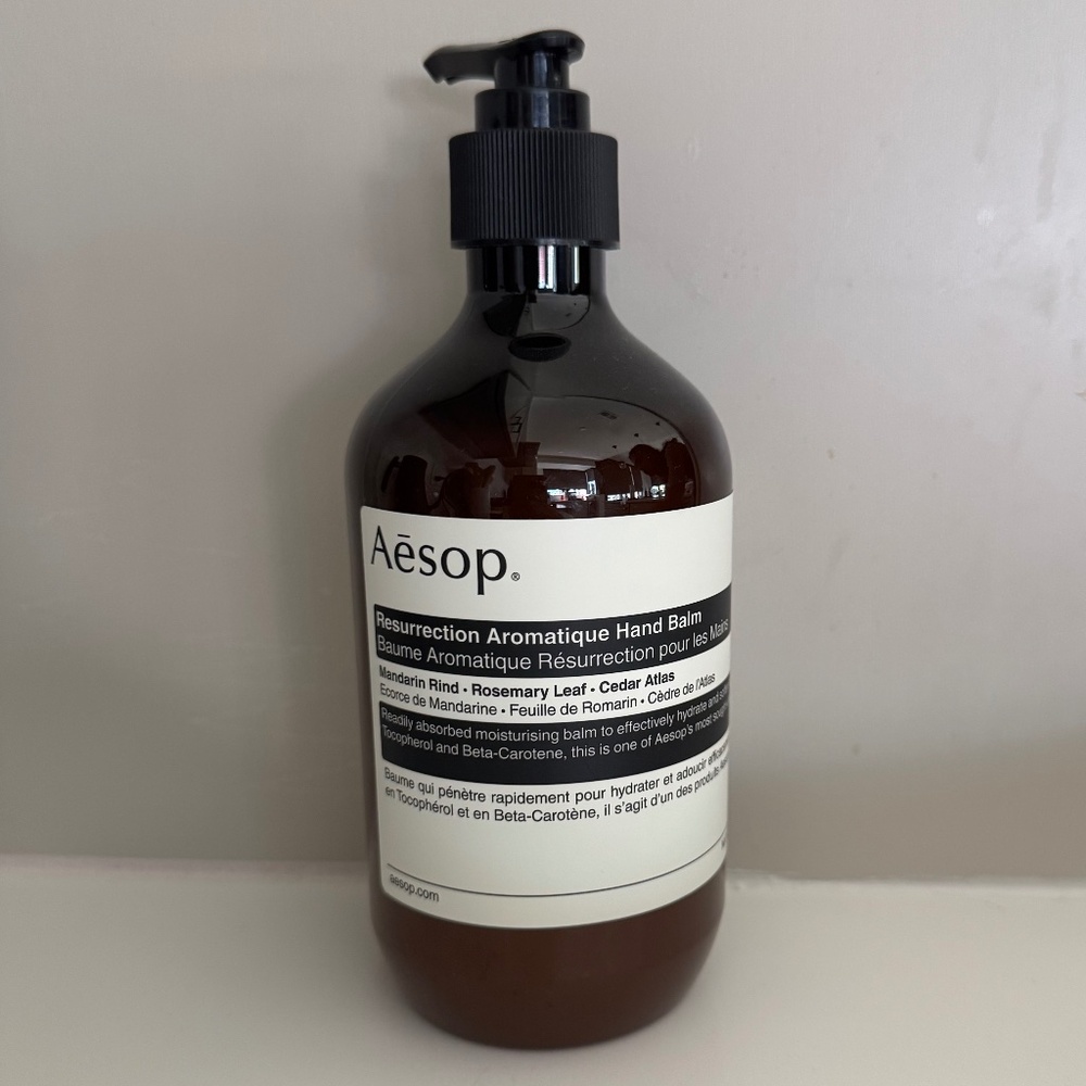 Aesop Resurrection Aromatique Hand Balm - Brown Bottle